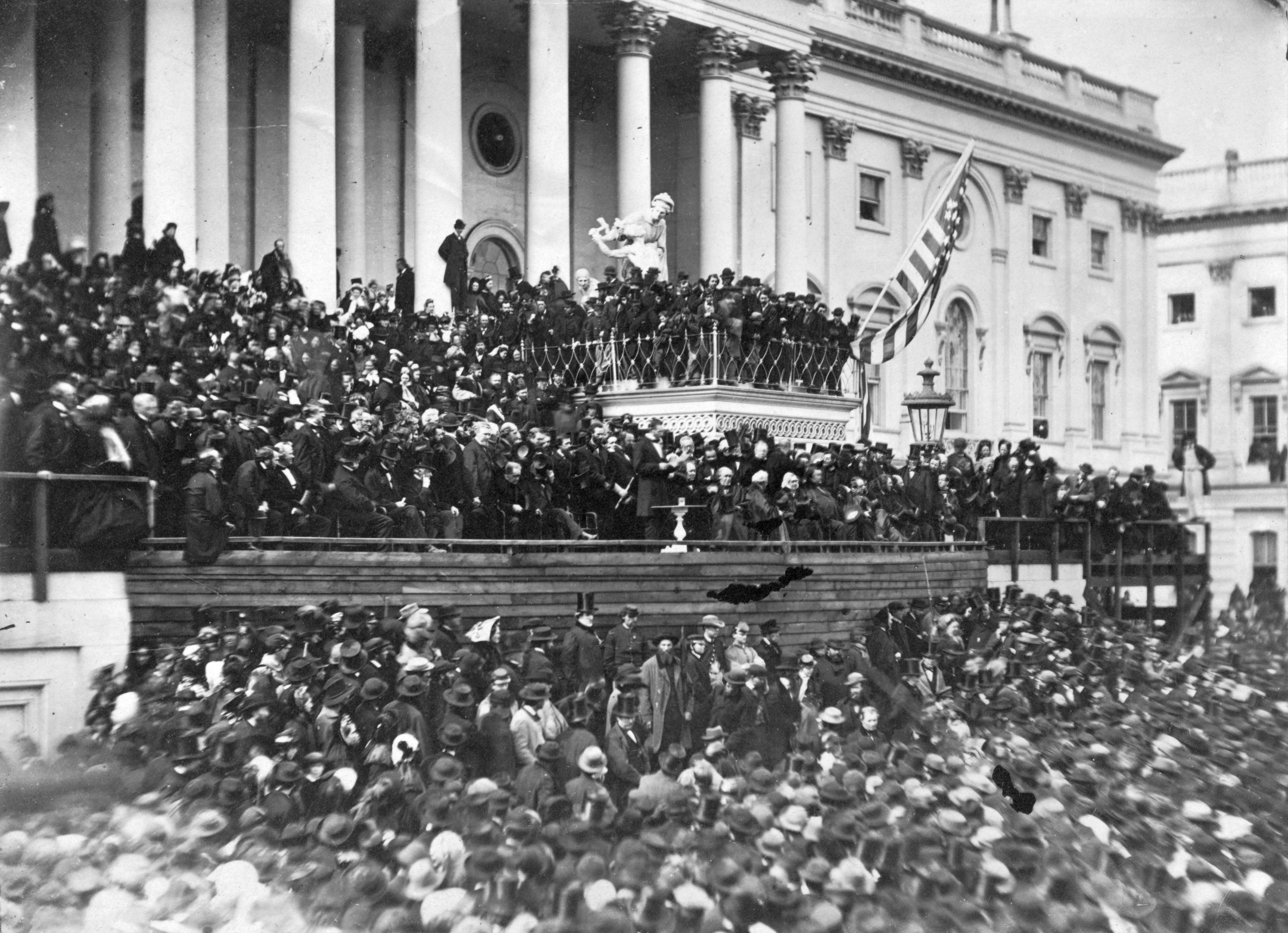 Photograph of Lincoln’s Second Inauguration